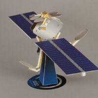 通信衛星のペーパークラフトを公開